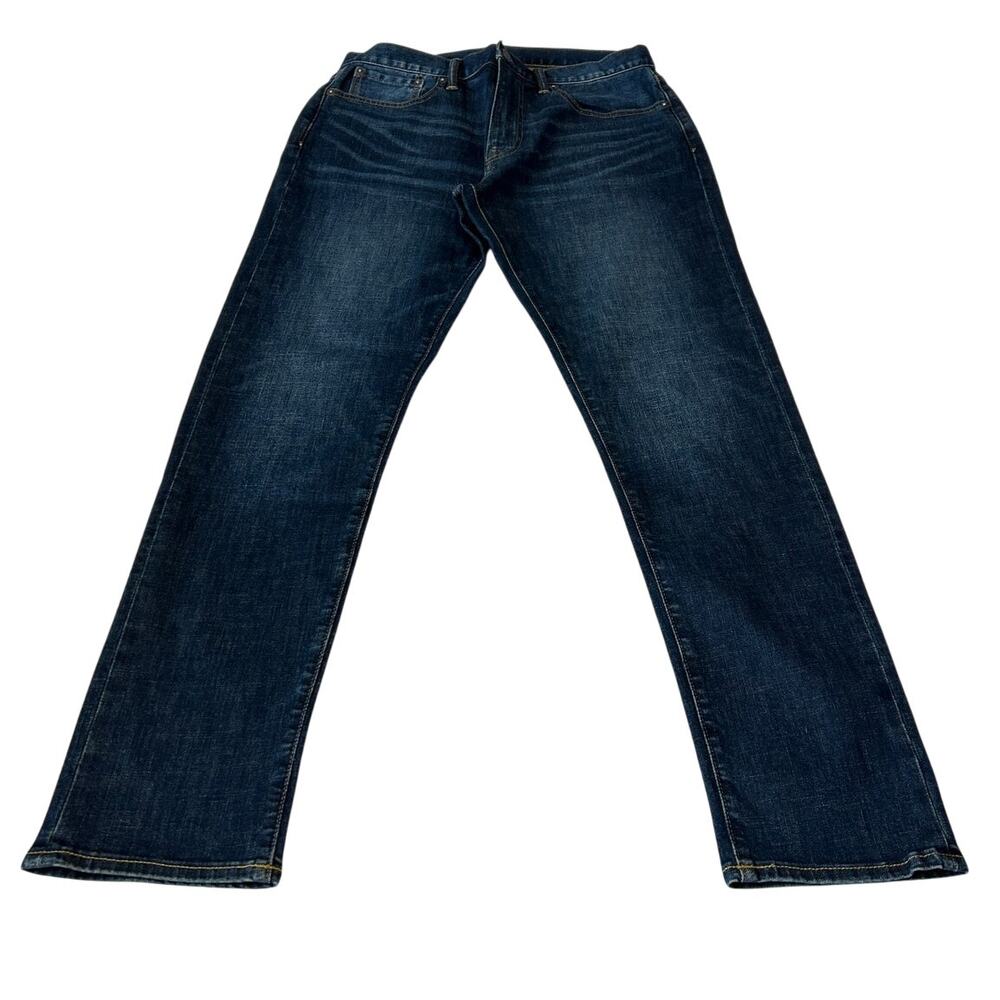Gap Men's Athletic Taper Jeans Dark Wash Blue 5 Pocket Tapered Leg Size 30x32